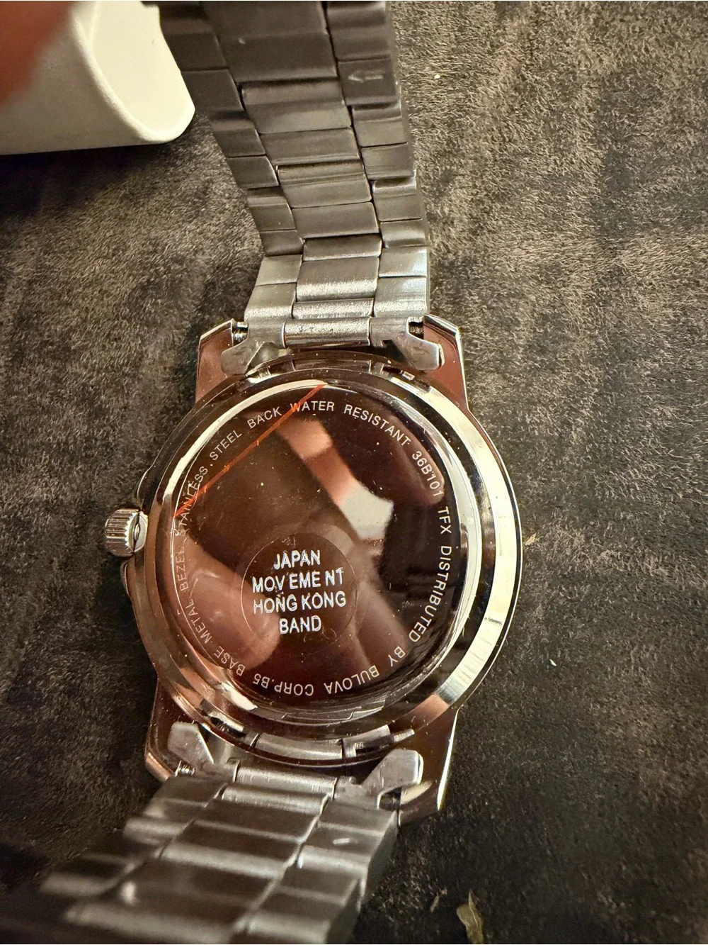 Men’s Silver Stainless Steel Bracelet Watch - Silver Dial
